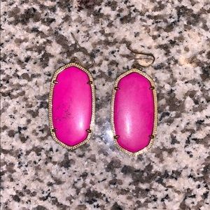 Kendra Scott Earrings (magenta)